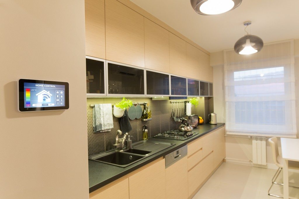 Remote home control system on a digital tablet or phone