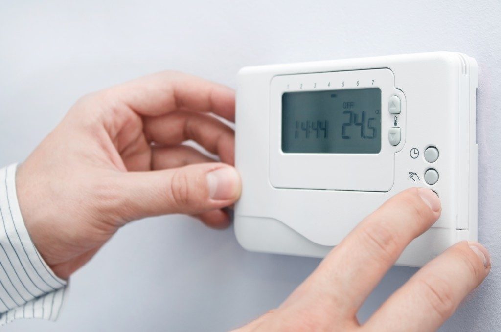 HVAC control panel