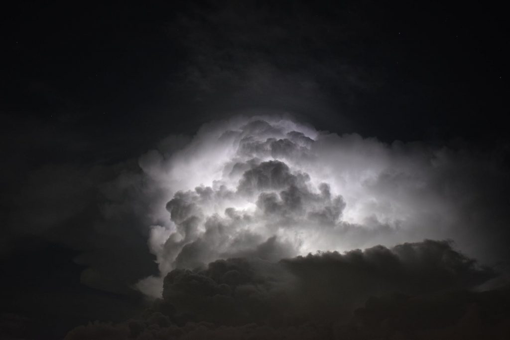 thunderstorm clouds