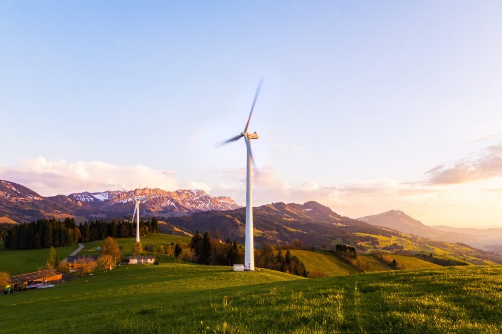 windmill in the hills