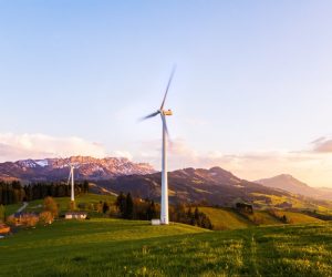 windmill in the hills